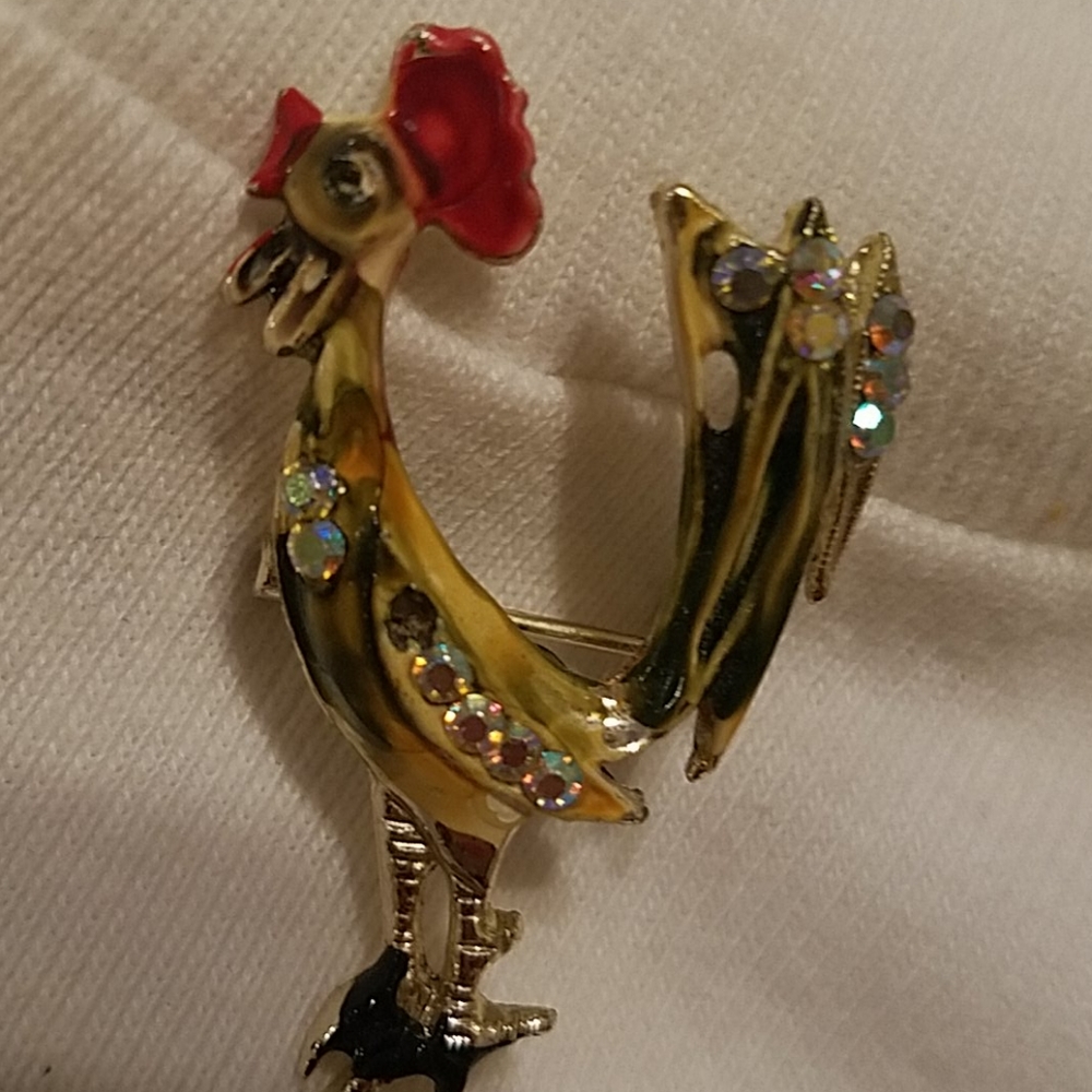 VTG ROOSTER PIN - Picture 3 of 5